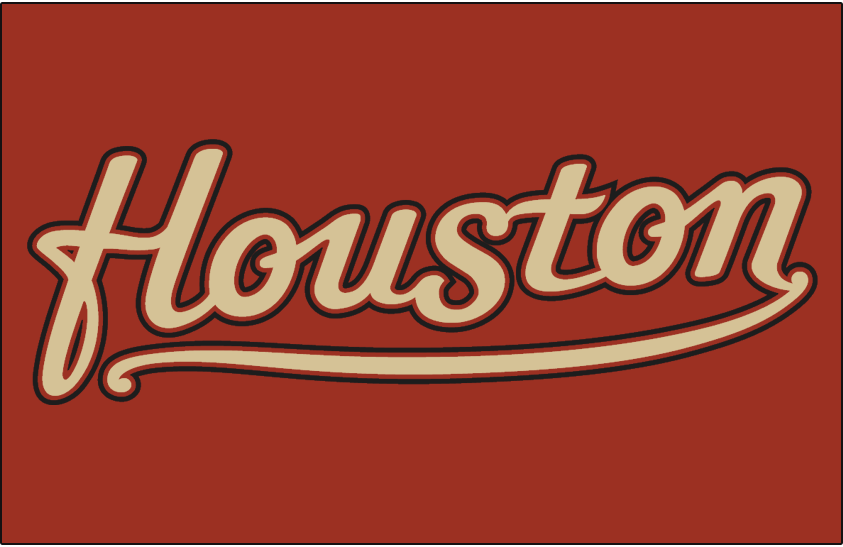Houston Astros 2002-2012 Jersey Logo iron on transfers for T-shirts version 2